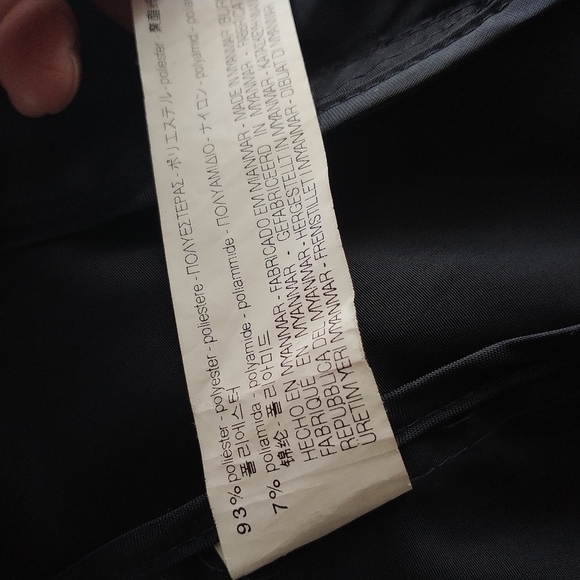 Zara Basic Parka Jacket Black Water Resistant Hooded S - Picture 5 of 13